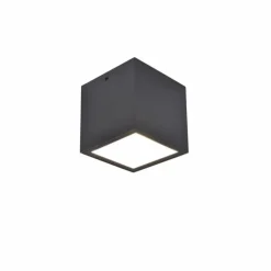 plafonnier extérieur Lutec Gemini LED Anthracite, 1 lumière