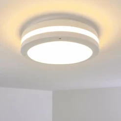 plafonnier extérieur Wollongong LED Blanc, 1 lumière