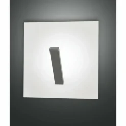 Luminaires Fabas Luce Éclairage Led|Plafonnier Fabas Luce Agia LED Blanc, 1 lumière