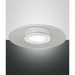 Luminaires Fabas Luce Éclairage Led|Plafonnier Fabas Luce Angelica LED Blanc, 1 lumière