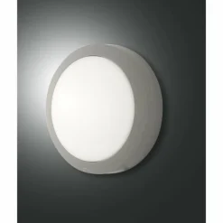 Plafonnier Fabas Luce Axel Gris, 1 lumière