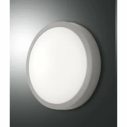 Plafonnier Fabas Luce Axel Gris, 1 lumière