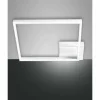 Luminaires Fabas Luce Éclairage Led|Plafonnier Fabas Luce Bard LED Blanc, 1 lumière