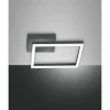 Luminaires Fabas Luce Éclairage Led|Plafonnier Fabas Luce Bard LED Anthracite, 1 lumière