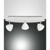 Luminaires Fabas Luce Éclairage Led|Plafonnier Fabas Luce Bike LED Blanc, 3 lumières
