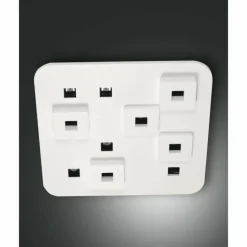 Luminaires Fabas Luce Éclairage Led|Plafonnier Fabas Luce Free LED Blanc, 1 lumière