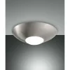 Luminaires Fabas Luce Éclairage Led|Plafonnier Fabas Luce Lizzy LED Nickel mat, 1 lumière