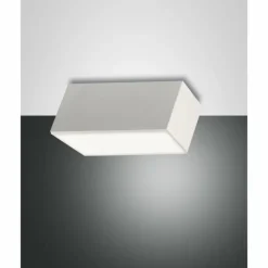 Luminaires Fabas Luce Éclairage Led|Plafonnier Fabas Luce Lucas LED Blanc, 1 lumière