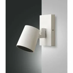 Luminaires Fabas Luce Spots Et Projecteurs|Plafonnier Fabas Luce Modo Blanc, 1 lumière