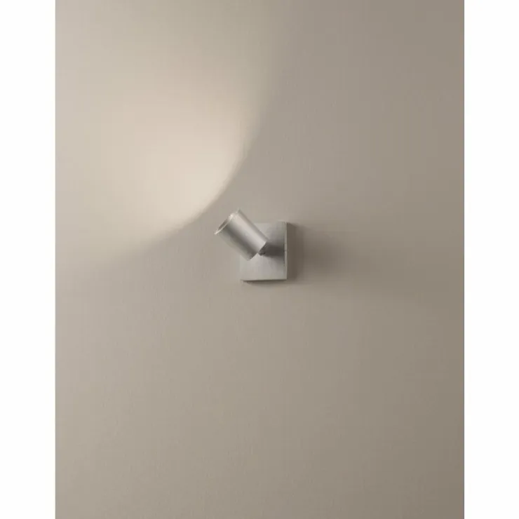 Luminaires Fabas Luce Spots Et Projecteurs|Plafonnier Fabas Luce Modo Aluminium, 1 lumière