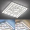 Luminaires Fischer & Honsel Éclairage Led|Plafonnier Fischer & Honsel Ratio LED Blanc, 1 lumière, Télécommandes