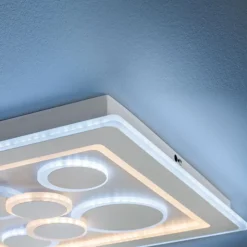 Luminaires Fischer & Honsel Éclairage Led|Plafonnier Fischer & Honsel Ratio LED Blanc, 1 lumière, Télécommandes