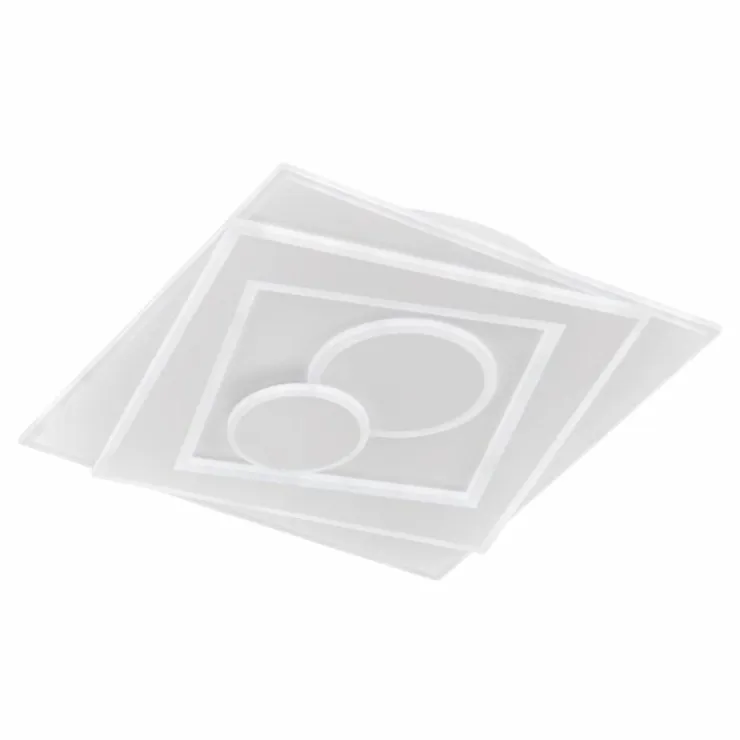 Luminaires Fischer & Honsel Éclairage Led|Plafonnier Fischer & Honsel Ratio LED Blanc, 1 lumière, Télécommandes