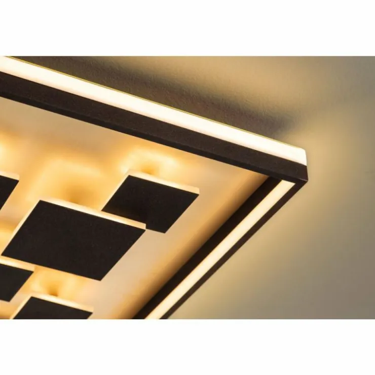 Luminaires Fischer & Honsel Éclairage Led|Plafonnier Fischer & Honsel Rico LED Brun, 1 lumière