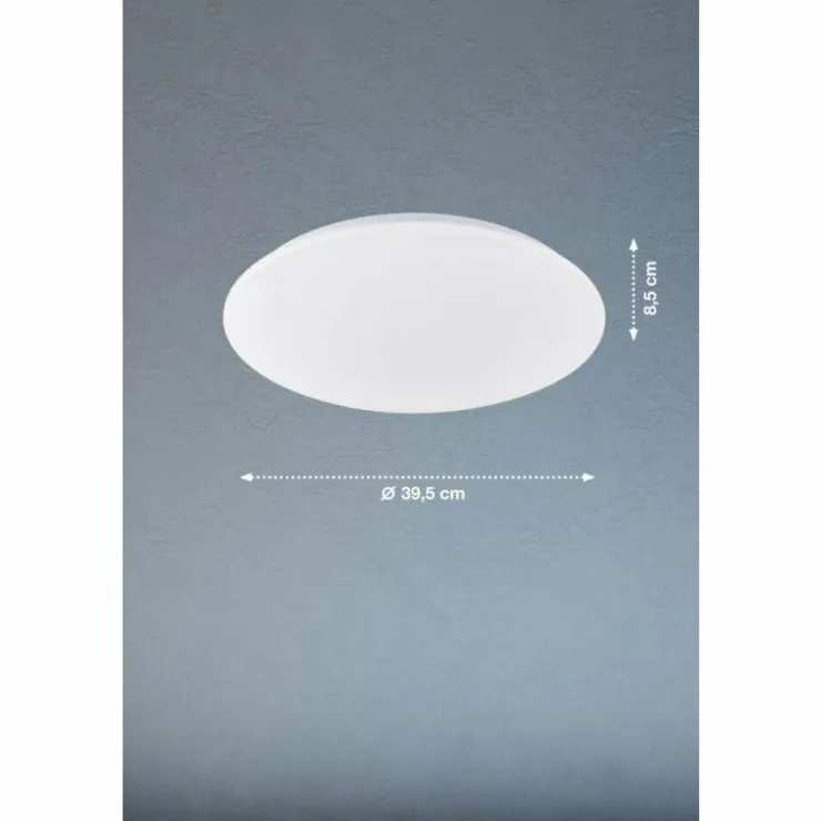 Luminaires Fischer & Honsel Éclairage Led|Plafonnier Fischer & Honsel Mona LED Blanc, 1 lumière
