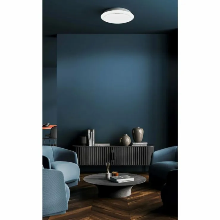 Luminaires Fischer & Honsel Éclairage Led|Plafonnier Fischer & Honsel Tivoli LED Blanc, 1 lumière