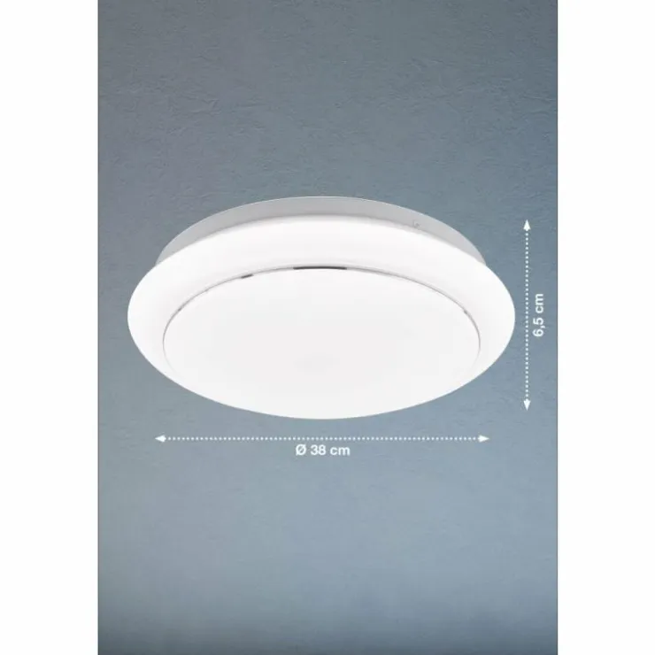 Luminaires Fischer & Honsel Éclairage Led|Plafonnier Fischer & Honsel Tivoli LED Blanc, 1 lumière