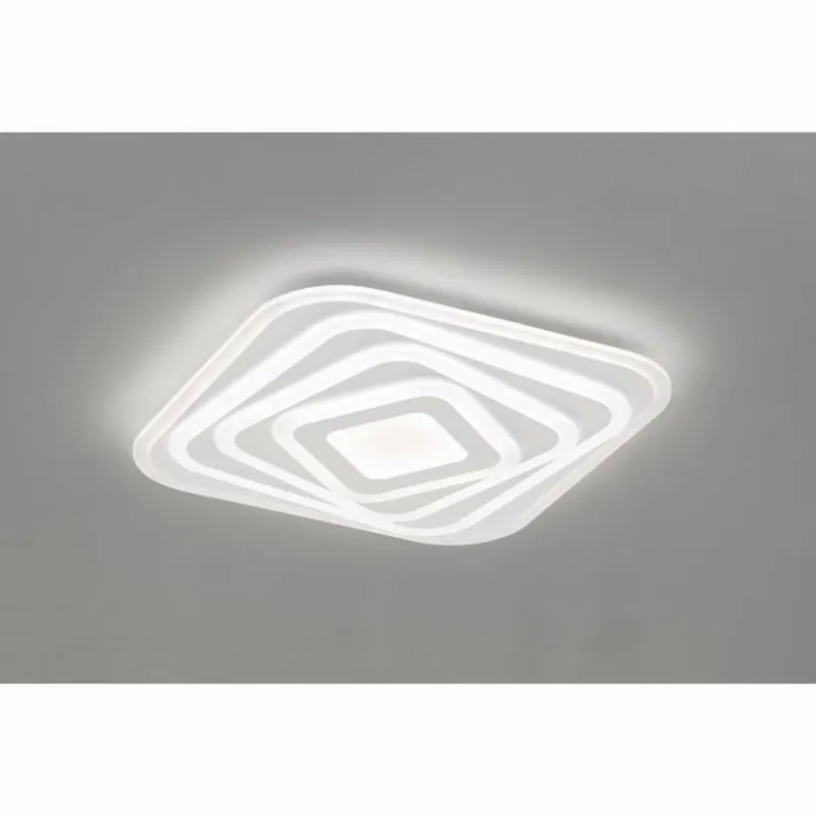 Luminaires Fischer & Honsel Éclairage Led|Plafonnier Fischer & Honsel Queen LED Blanc, 1 lumière, Télécommandes