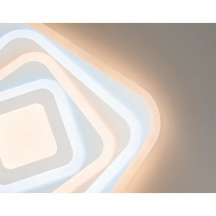 Luminaires Fischer & Honsel Éclairage Led|Plafonnier Fischer & Honsel Queen LED Blanc, 1 lumière, Télécommandes