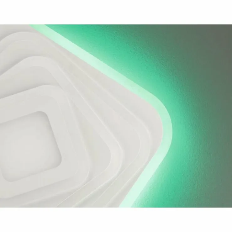 Luminaires Fischer & Honsel Éclairage Led|Plafonnier Fischer & Honsel Queen LED Blanc, 1 lumière, Télécommandes