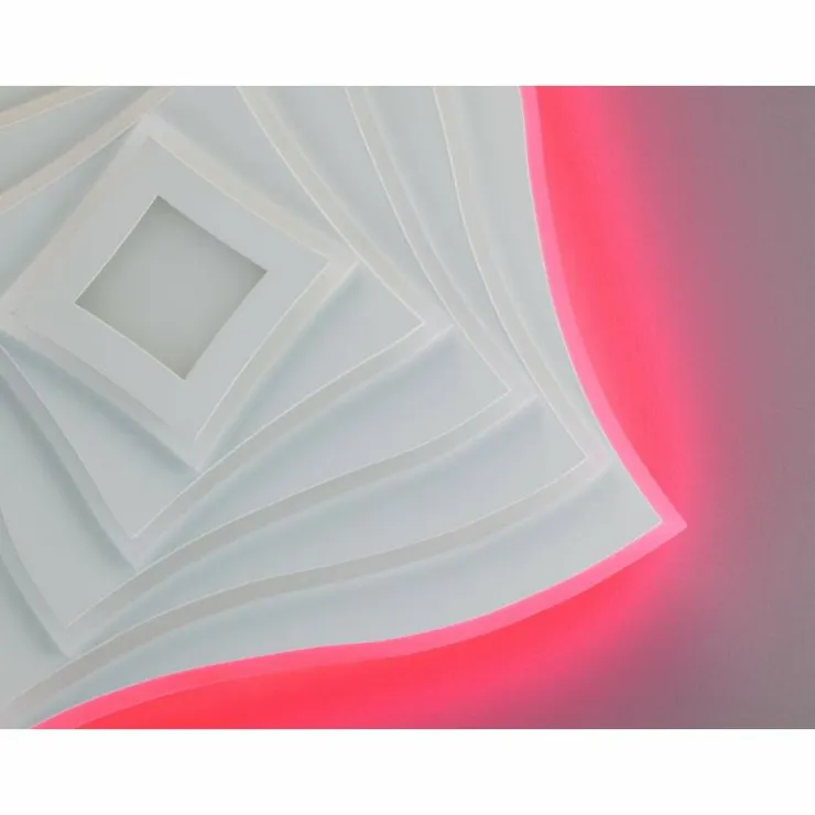 Luminaires Fischer & Honsel Éclairage Led|Plafonnier Fischer & Honsel Hero LED Blanc, 1 lumière, Télécommandes, Changeur de couleurs