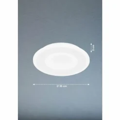 Luminaires Fischer & Honsel Éclairage Led|Plafonnier Fischer & Honsel Bolia LED Blanc, 1 lumière, Télécommandes