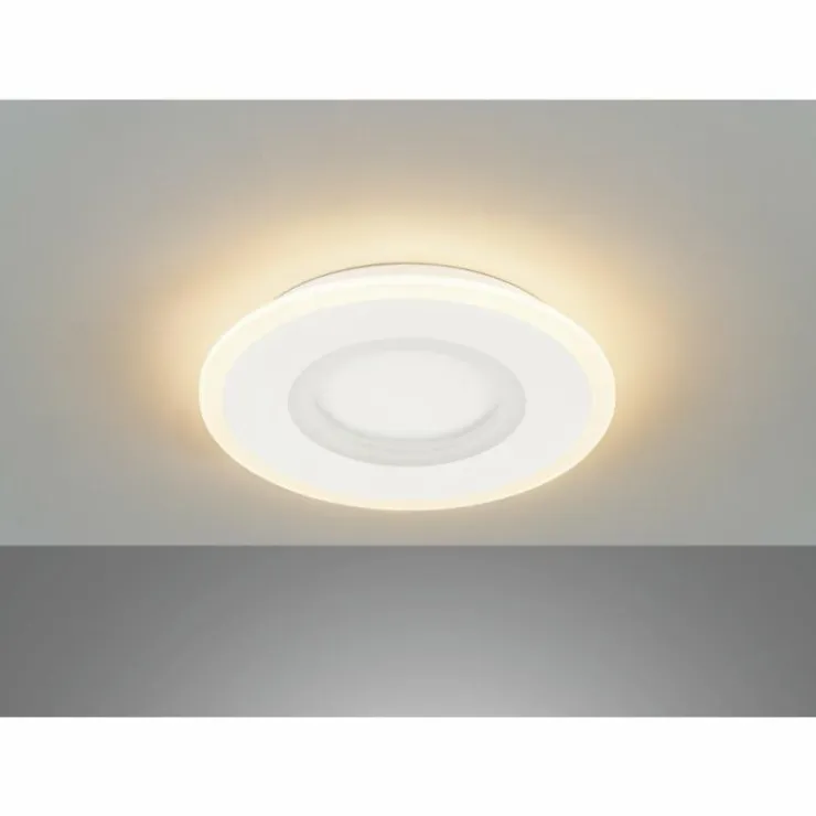 Luminaires Fischer & Honsel Éclairage Led|Plafonnier Fischer & Honsel Bolia LED Blanc, 1 lumière, Télécommandes
