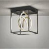 Luminaires Fischer & Honsel Éclairage Led|Plafonnier Fischer & Honsel Gisi LED Noir, 1 lumière, Télécommandes