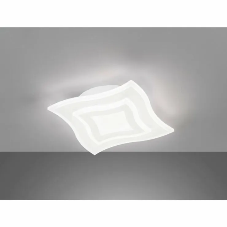 Luminaires Fischer & Honsel Éclairage Led|Plafonnier Fischer & Honsel Gorden LED Blanc, 1 lumière, Télécommandes