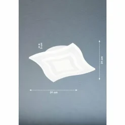 Luminaires Fischer & Honsel Éclairage Led|Plafonnier Fischer & Honsel Gorden LED Blanc, 1 lumière, Télécommandes
