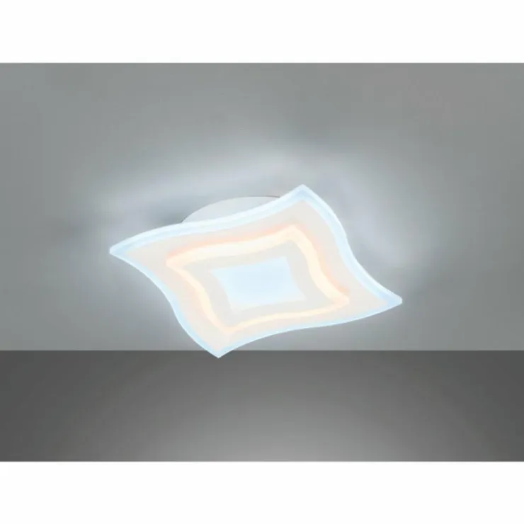 Luminaires Fischer & Honsel Éclairage Led|Plafonnier Fischer & Honsel Gorden LED Blanc, 1 lumière, Télécommandes