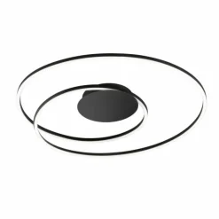 Luminaires Fischer & Honsel Éclairage Led|Plafonnier Fischer & Honsel Holy LED Noir, 1 lumière, Télécommandes