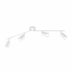 Luminaires Fischer & Honsel Spots Et Projecteurs|Plafonnier Fischer & Honsel Vano Blanc, 4 lumières