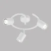 Luminaires Fischer & Honsel Spots Et Projecteurs|Plafonnier Fischer & Honsel Vano Blanc, 3 lumières