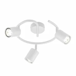 Luminaires Fischer & Honsel Spots Et Projecteurs|Plafonnier Fischer & Honsel Vano Blanc, 3 lumières