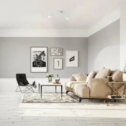 Luminaires Fischer & Honsel Spots Et Projecteurs|Plafonnier Fischer & Honsel Vano Blanc, 2 lumières