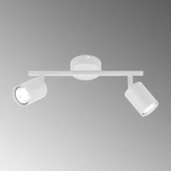 Luminaires Fischer & Honsel Spots Et Projecteurs|Plafonnier Fischer & Honsel Vano Blanc, 2 lumières