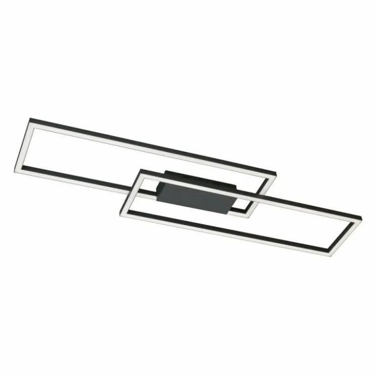 Luminaires Fischer & Honsel Éclairage Led|Plafonnier Fischer & Honsel Seth LED Noir, 1 lumière, Télécommandes