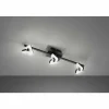 Luminaires Fischer & Honsel Éclairage Led|Plafonnier Fischer & Honsel Ray LED Noir, 3 lumières