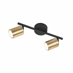 Luminaires Fischer & Honsel Éclairage Led|Plafonnier Fischer & Honsel Vano LED Noir, 2 lumières