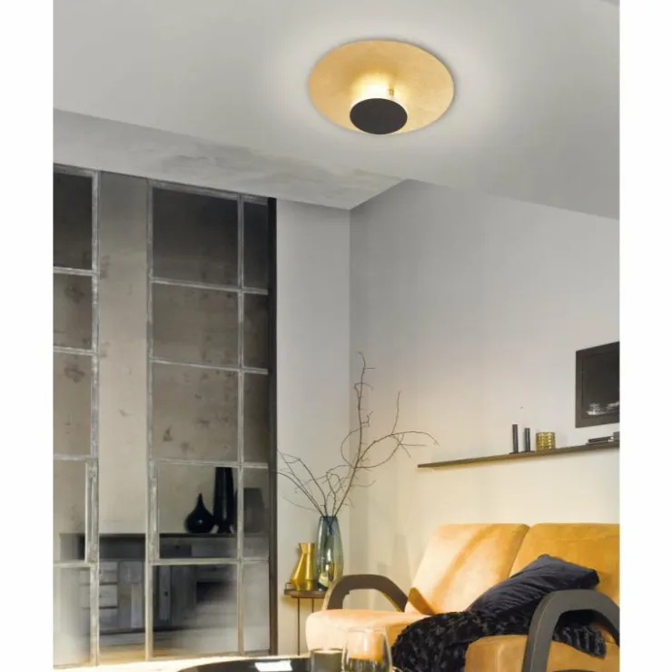 Luminaires Fischer & Honsel Éclairage Led|Plafonnier Fischer & Honsel Planet LED Noir, 1 lumière
