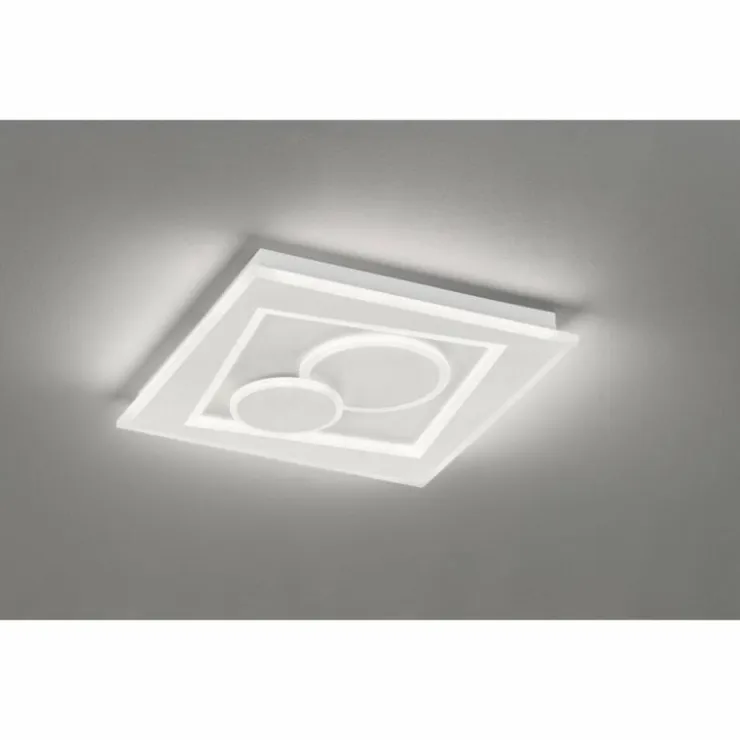 Luminaires Fischer & Honsel Éclairage Led|Plafonnier Fischer-Honsel Ratio LED Blanc, 1 lumière, Télécommandes