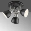 Luminaires Fischer & Honsel Plafonniers|Plafonnier Fischer-Honsel Wales Noir, 3 lumières