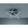 Luminaires Fischer & Honsel Éclairage Led|Plafonnier Fischer-Honsel Cross TW LED Noir, 5 lumières, Télécommandes