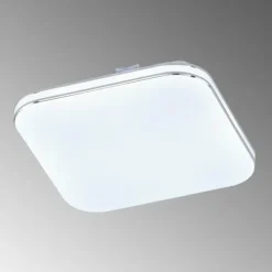 Luminaires Fischer & Honsel Éclairage Led|Plafonnier Fischer-Honsel Porto LED Blanc, 1 lumière