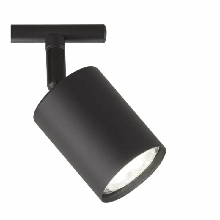 Luminaires Fischer & Honsel Plafonniers|Plafonnier Fischer-Honsel Vano Noir, 2 lumières
