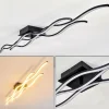 hofstein Éclairage Led|Plafonnier Flow LED Noir, 3 lumières