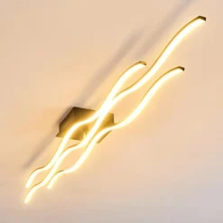 hofstein Éclairage Led|Plafonnier Flow LED Noir, 3 lumières
