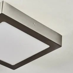 hofstein Éclairage Led|Plafonnier Fnsrud LED Nickel mat, 1 lumière