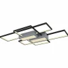 Luminaires Globo Lighting Éclairage Led|Plafonnier Globo AIGINA LED Noir, 1 lumière, Télécommandes